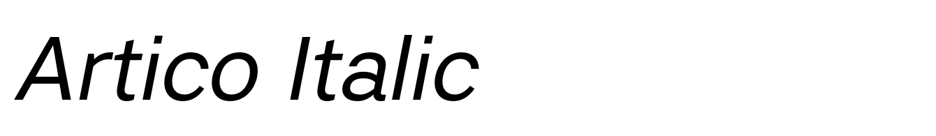 Artico Italic